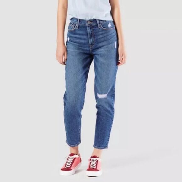 NWT Denizen Juniors Levi’s High-Rise Ankle Crop Jeans Size 17 - Picture 1 of 6